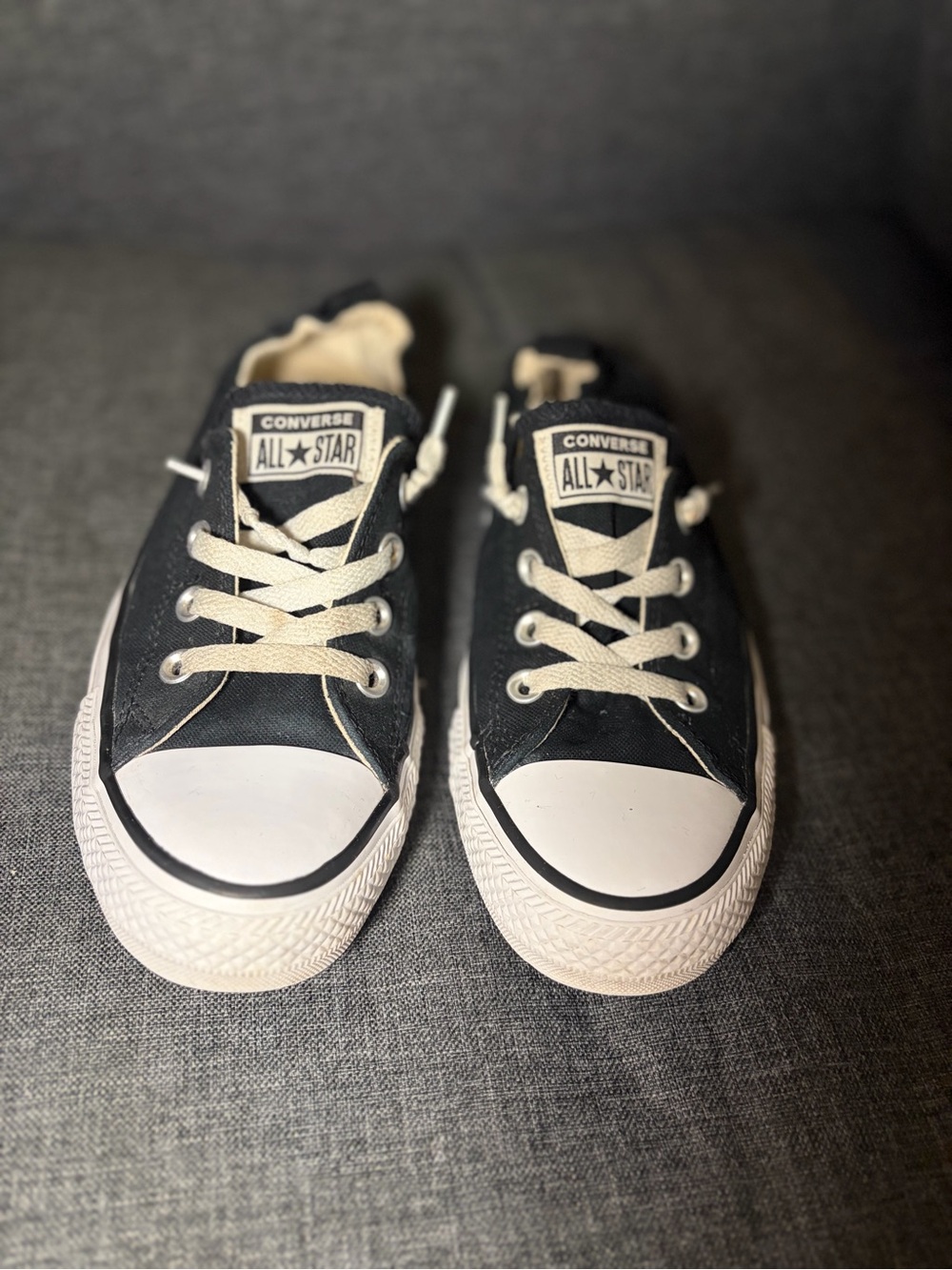 Converse Kids Low Top Sneakers - Black & White